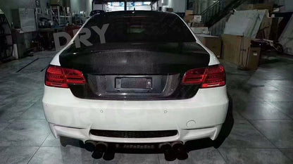 For BMW M3 E93 2005-2011 Rear Dry Carbon Fiber Rear Trunk Hood
