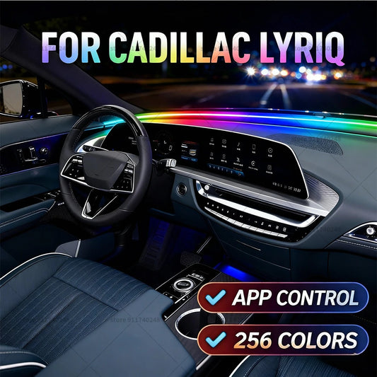 For Cadillac Lyriq Automotive Decoration Light Strip Colorful