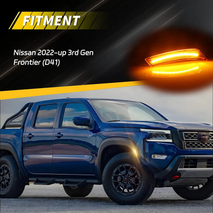 For 2022 2023 2024+ Nissan Frontier 2PCS Front Corner Side
