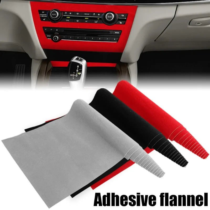 Soft Velvet Cloth Sticker Fluff Fabric Suede Wrapping Film
