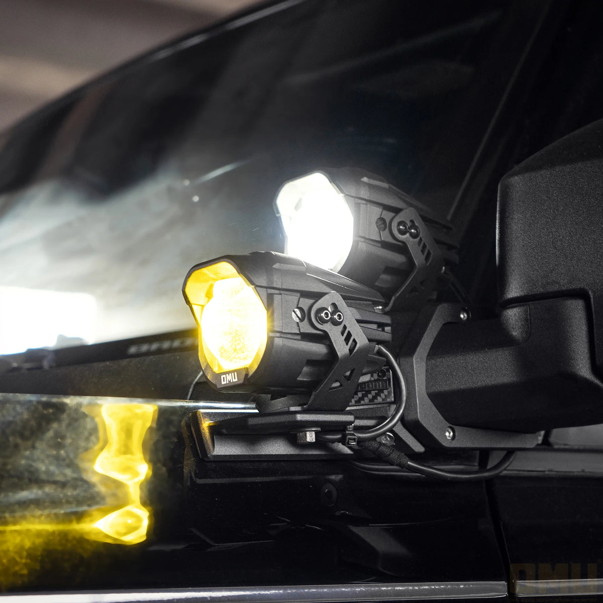 For Jeep Ford Omu 4X4 a-pillar Spotlight Fog Headlight 12V Low