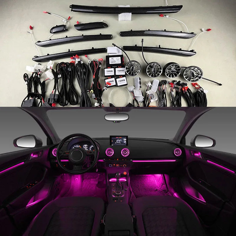 For Audi A3 S3 RS3 8V Door 8Y 2013-2020 Colours Interior Ambient