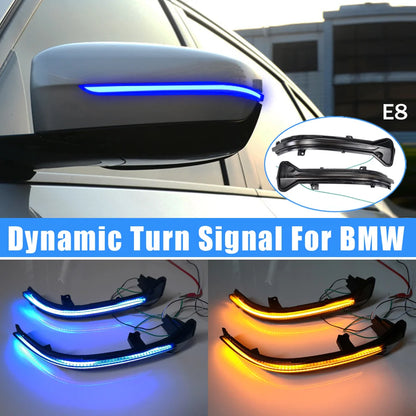 For BMW 3 4 5 6 Lhd Side Rearview Mirror Dynamic Turn Signal