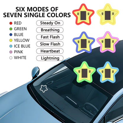 Solar Star Shaped Warning Triangular Windows Rear Cloud