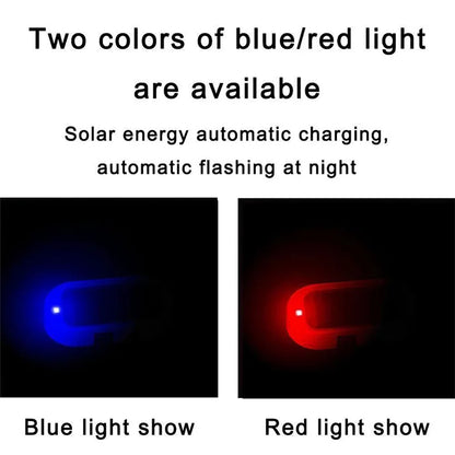Solar Power Fake Dummy Alarm Warning Security anti-theft Flashing