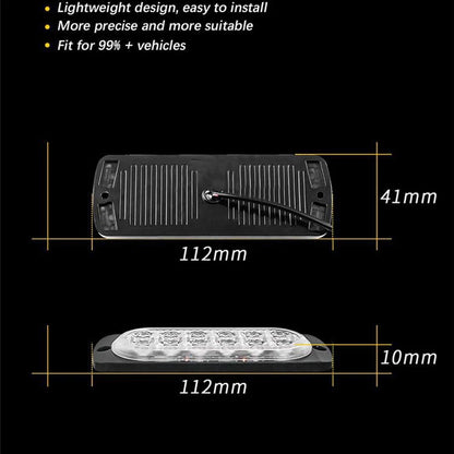 12LED Strobe Warning Cheap Grille Flashing Lightbar Truck Beacon