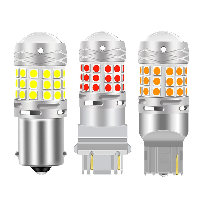 2PCS Canbus 1156 7440 3157 7443 T15 Bulb Turn