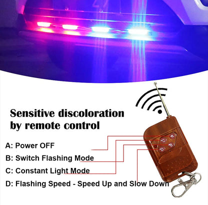 Grill Strobe Yellow White Remote Wireless Control Flash Signal