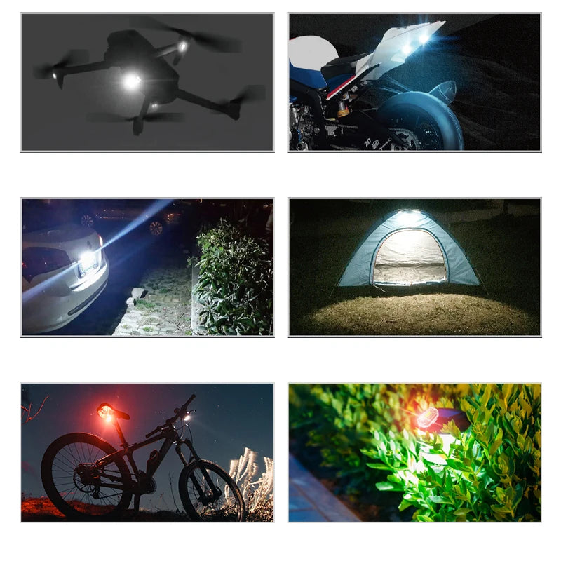 Motorcycle Scooter Warning Flash Waterproof 2.4g Wireless Remote