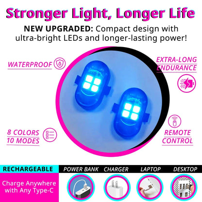 Remote Control Strobe RGB Flash Underglow Footwell Mods