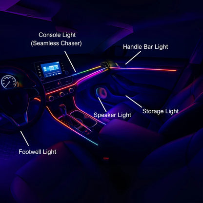 Ambient Lighting Kit Fashional Acrylic Dynamic Strip