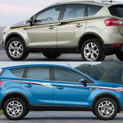 For Ford Kuga Escape Side Decal Waterproof Pvc Side Sticker Body