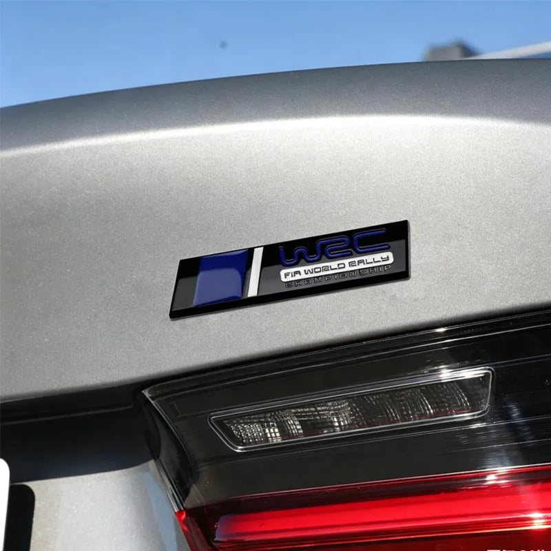 For Audi VW BMW Universal Auto 3D Metal Wrc Sticker Emblem Badge