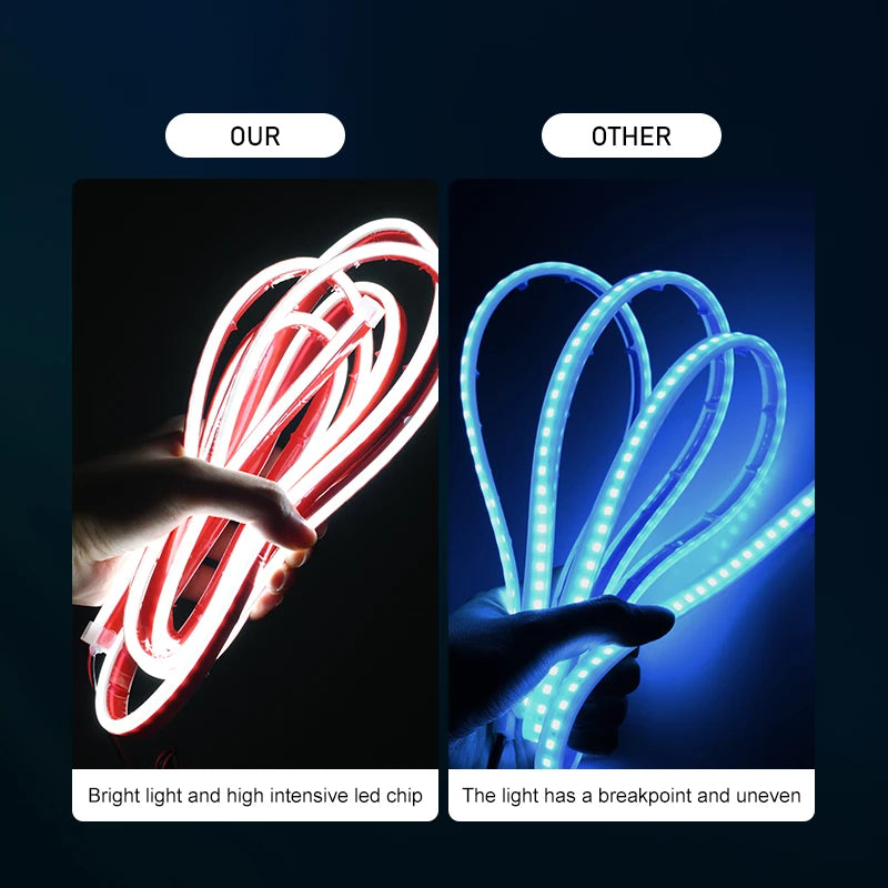 Super Bright Hood Daytime Running Strip Scan Lighting Ambient
