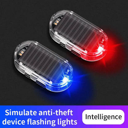 solar-powered anti-theft Warning Simulate Alarm Flashing