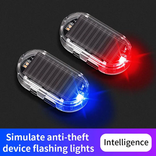 solar-powered anti-theft Warning Simulate Alarm Flashing
