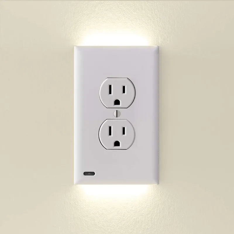 Sensor Duplex Electrical Outlet Plugboard plug-in Receptacle