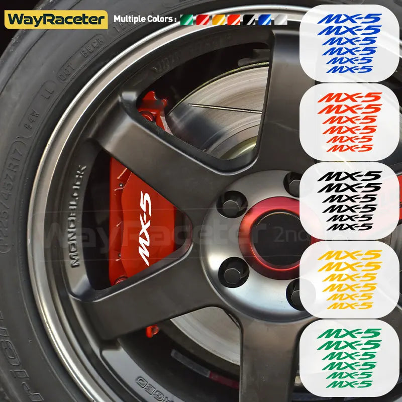 For Mazda MX5 MX-5 Miata Na Brake Caliper Sticker Temperature