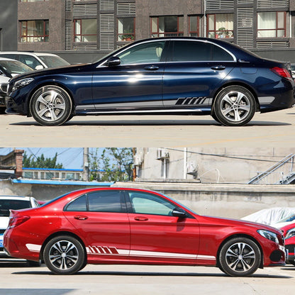 For Mercedes Benz W205 W204 W203 Stickers Line Decals W212 Glc