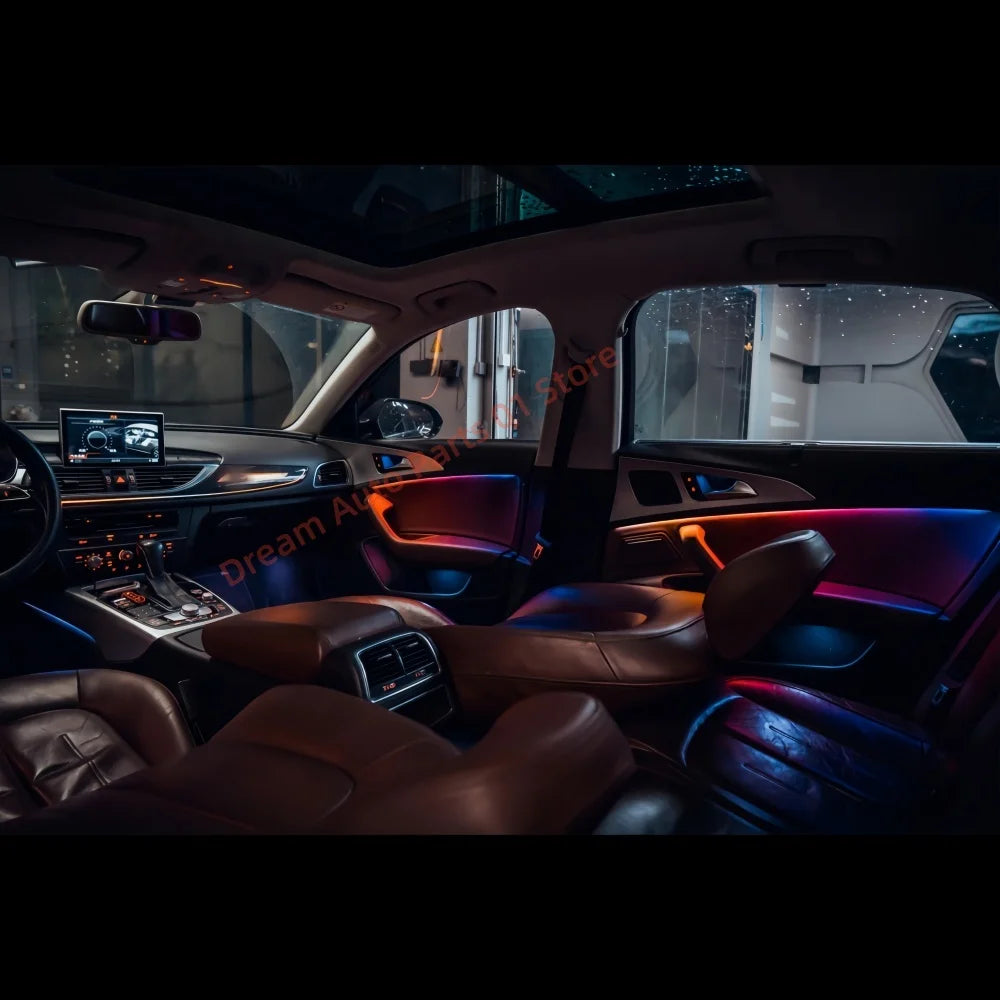 For Audi A6 C7 2012-2018 LED Atmosphere Interior Lighting