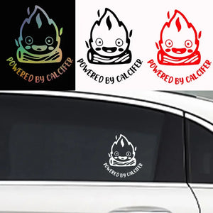 15x12.9cm Powered By Calcife Cute Sticker Body Bumper Windows