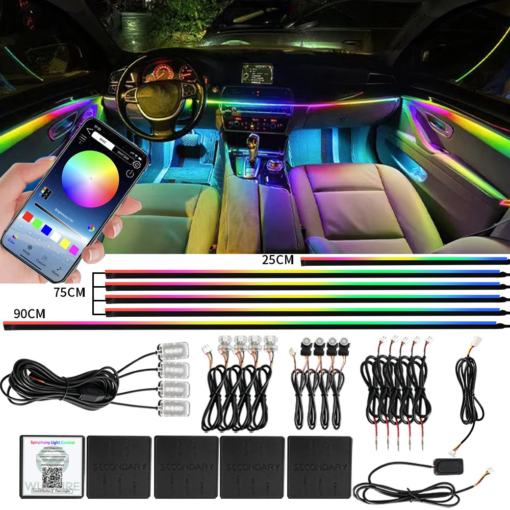 Symphony Ambient Kit In Interior RGB APP Control Acrylic