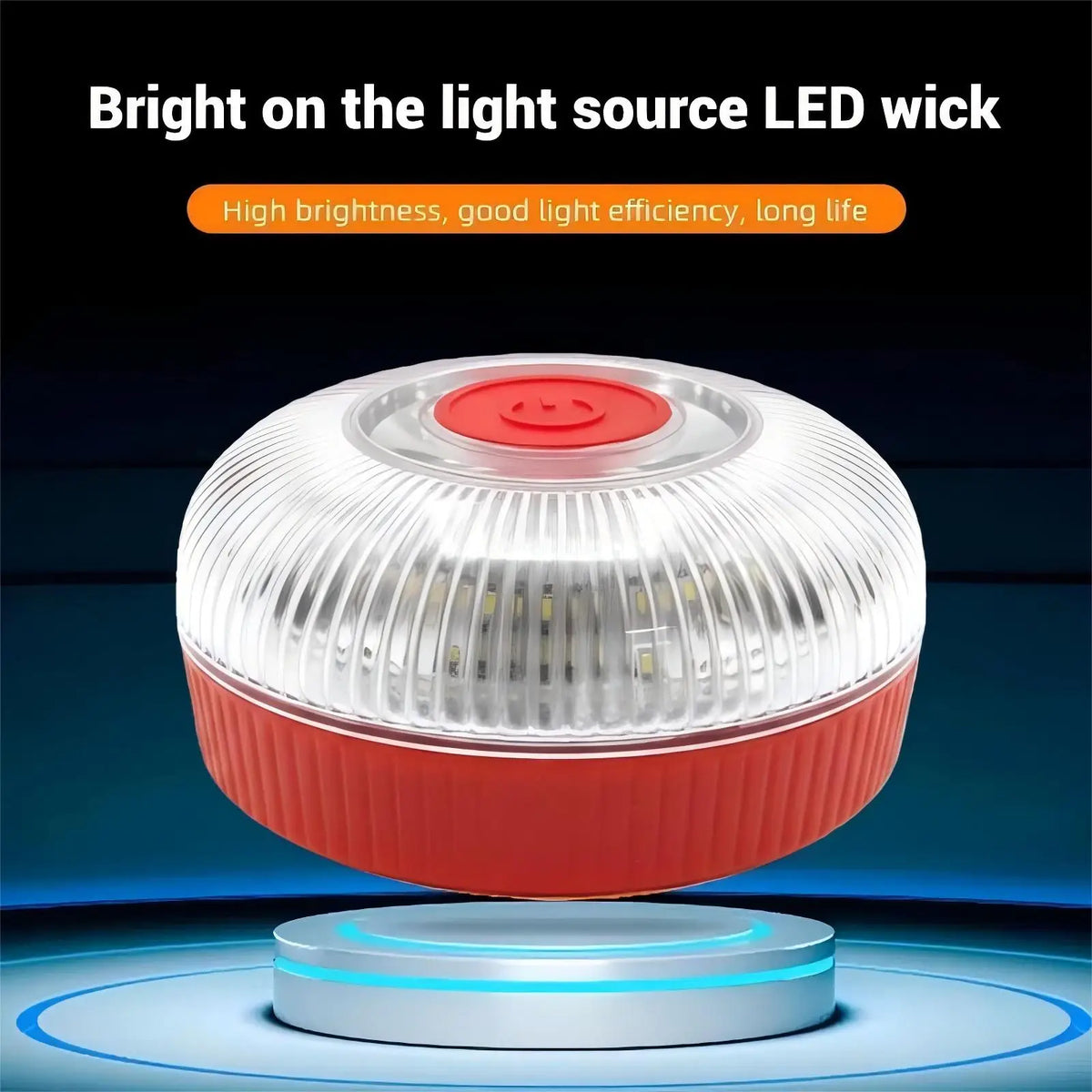 1-2piece Emergency Signal Magnetic Flashlight accident-specific