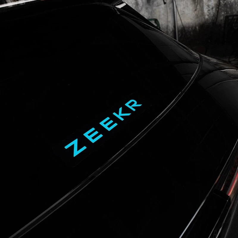 For Zeekr 7X Tailgate English Color Change Film Sticker Letter