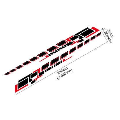 Body Side Strips Sticker Vinyl Long Strip Door Decal