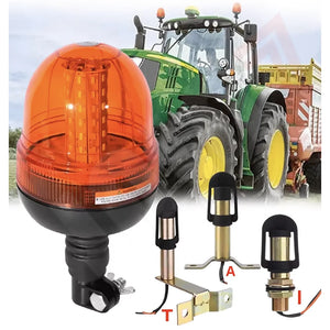 jaln7 12V 24V Dual Voltage Strobe Beacon 360 Rotating