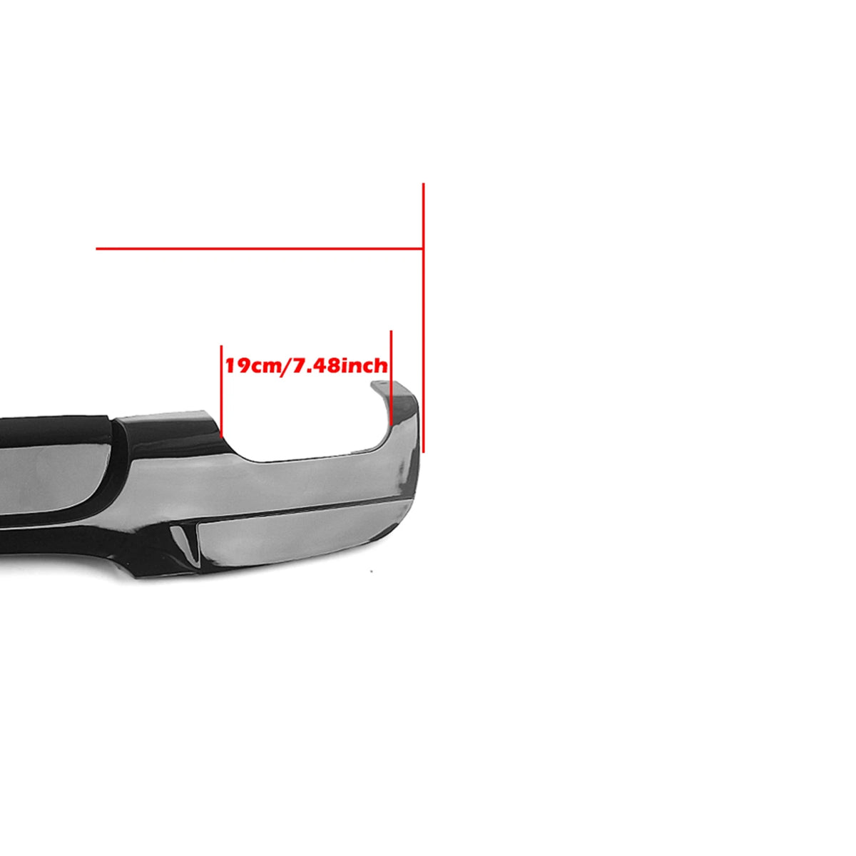 For BMW 3 Series E90 E91 Rear Bumper Diffuser Lip Spoiler M