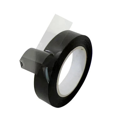 For 18 In 1 Acrylic LED 25M Roll Smoke Matte Black Tape Guide