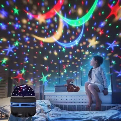 Ambient Lighting Starry Sky Projection Water Ripple Romantic