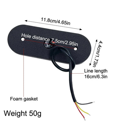Visibility 12V 24V Side Markers Flashing Constant Modes Trucks