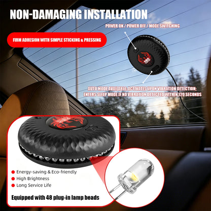 Rear Windshield Warning Ambient Rotatable Signal Indicator USB