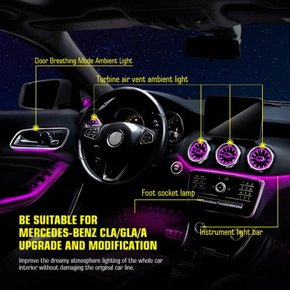 For Mercedes-Benz A Cla W176 Cla 12 Colours Ambient W117 Gla