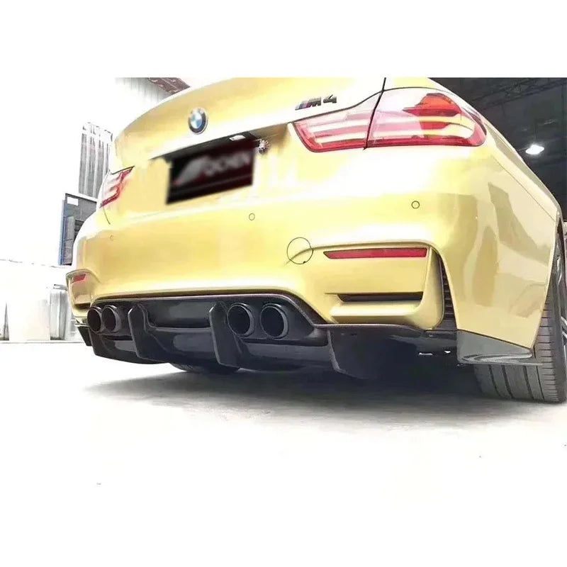 For BMW M3 M4 F80 F82 Carbon Fiber Back Lip F83 Rear Bumper