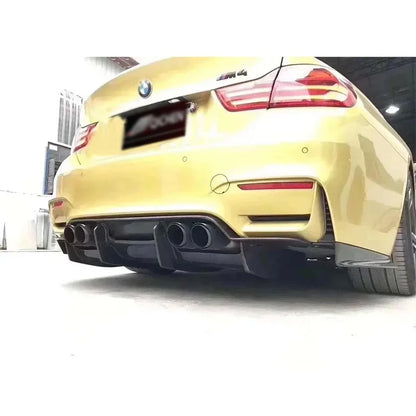 For BMW M3 M4 F80 F82 Carbon Fiber Back Lip F83 Rear Bumper