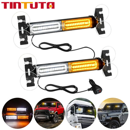 For Automobiles Trailers 30LED Emergency Strobe Amber Flashing