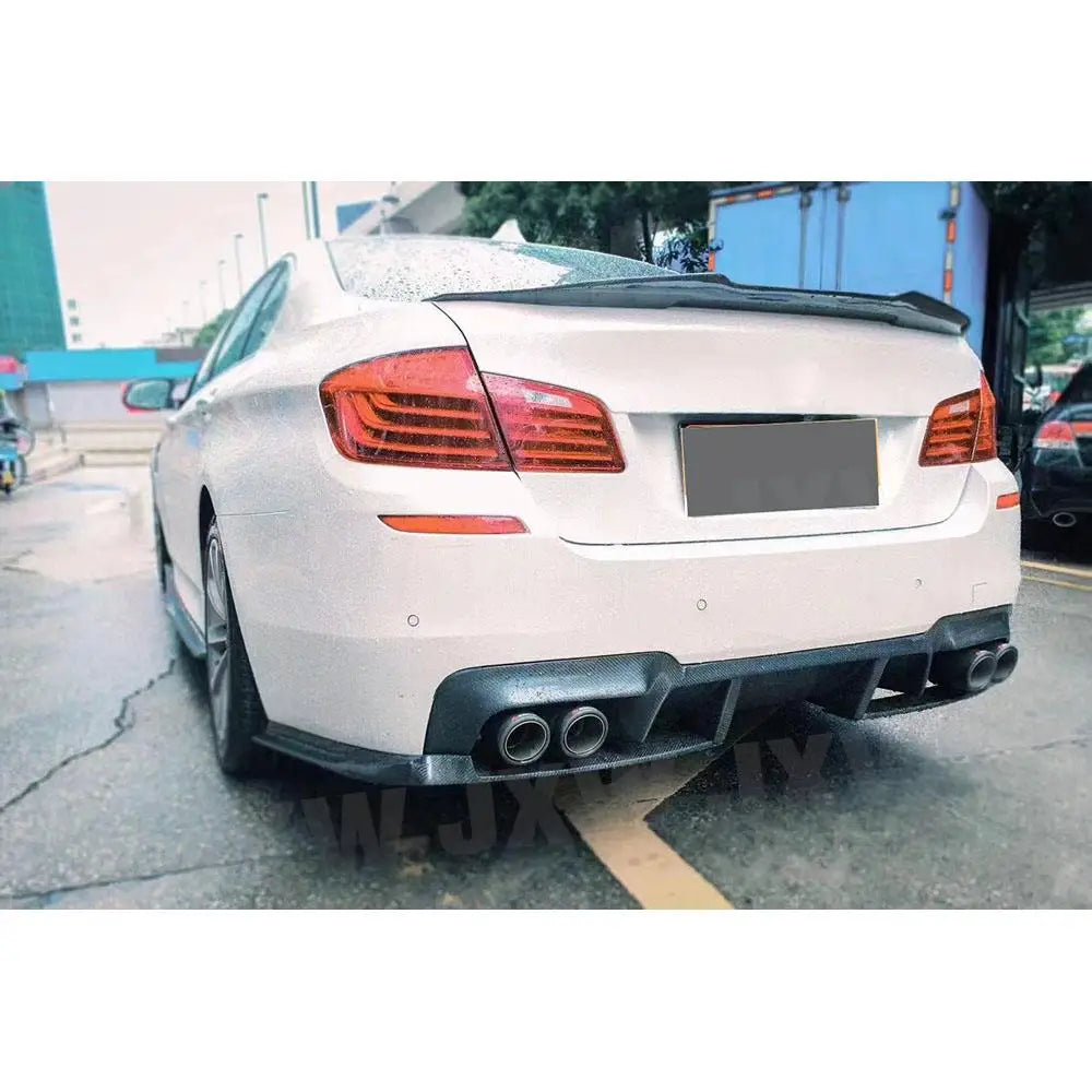 For BMW 5 Series F10 F18 Jxwancf Carbon Fiber Rear Bumper