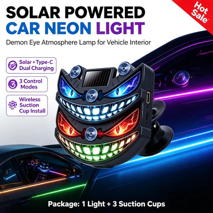 Solar Dynamic Neon Atmosphere Devil Eye Wireless Windshield