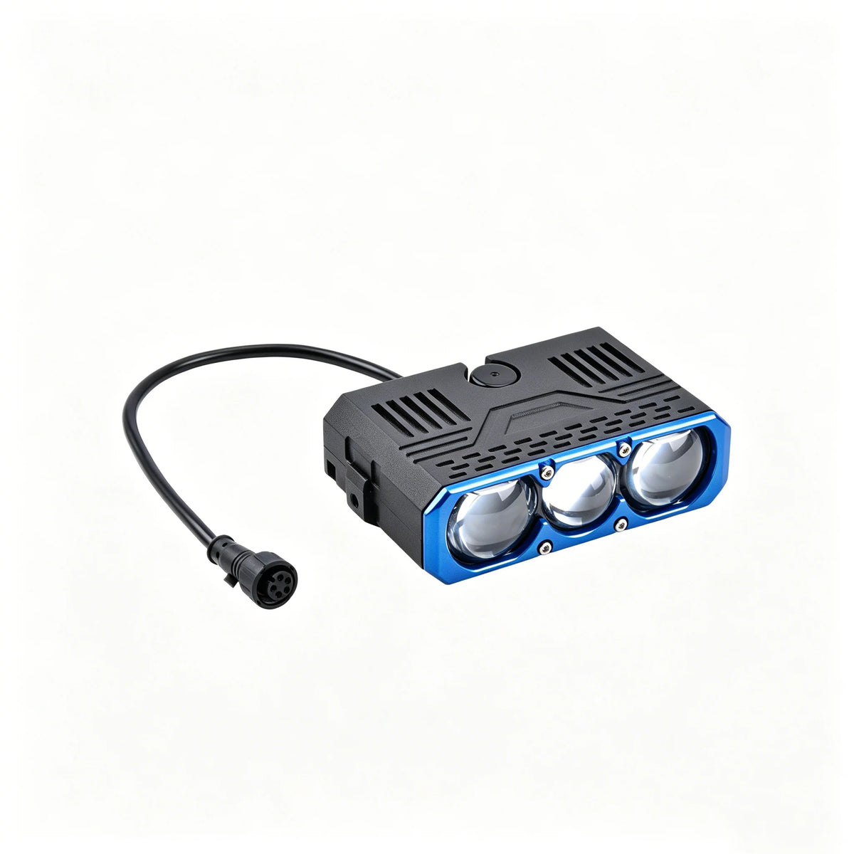 Triple Lens Spotlight 300W Solenoid Beam Switching Headlight