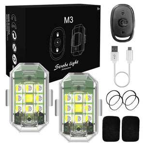 Strobe Remote Warning Flash Wireless Control Waterproof Bike