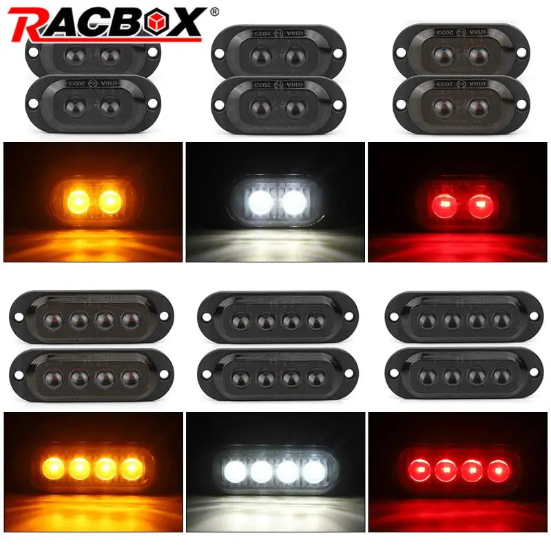 For Trailer Lorry Pickup Bus 12V 24V Truck Side Marker Turn