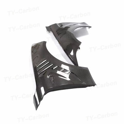 For BMW 2 Series F87 M2 Dry Carbon Fiber Front Side Fender Vents
