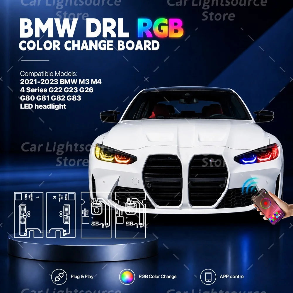 For BMW G80 M3 M4 G82 Rgbw Drl Modules Plug Play G83 G22 G23 G26