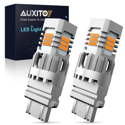 Auxito 2PCS 3157 P27W Turn Signal Canbus T25 P27