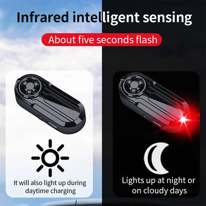 Flashing Fake Security Cologne Fragrance Diffuser Solar Powered