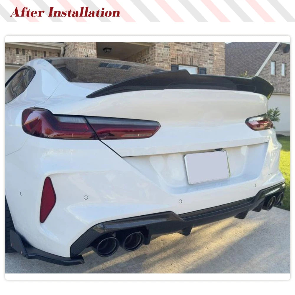 For BMW F93 M8 2019-2023 Rear Prepreg Dry Carbon Fiber Rear