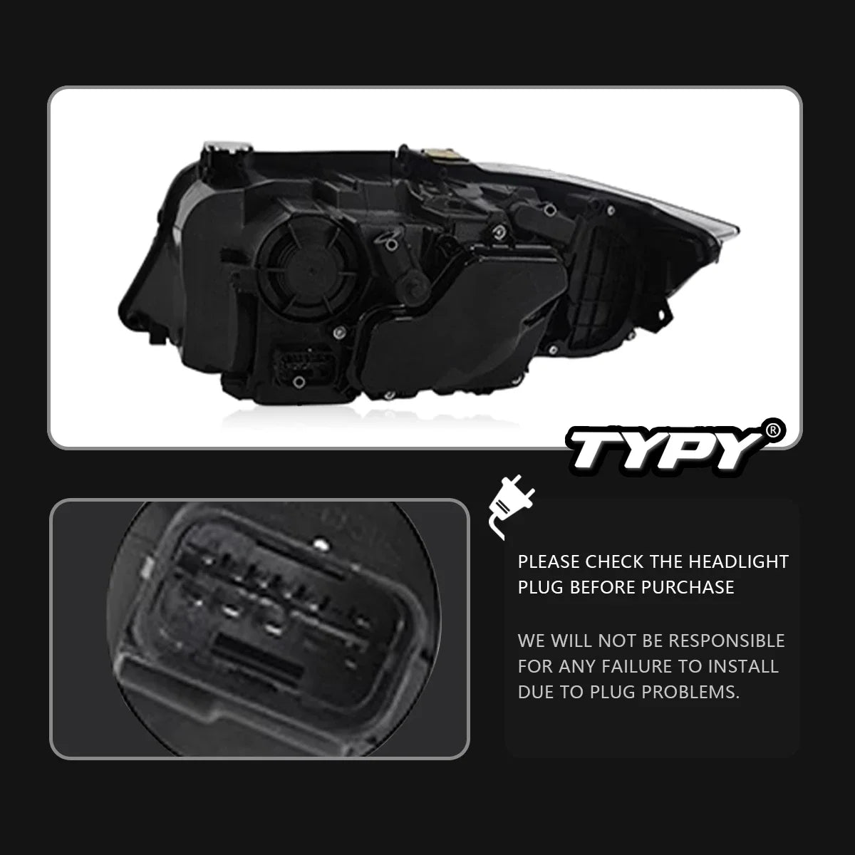 For BMW 3 Series E90 Headlights Head Lamps 2005-2012 Upgrade